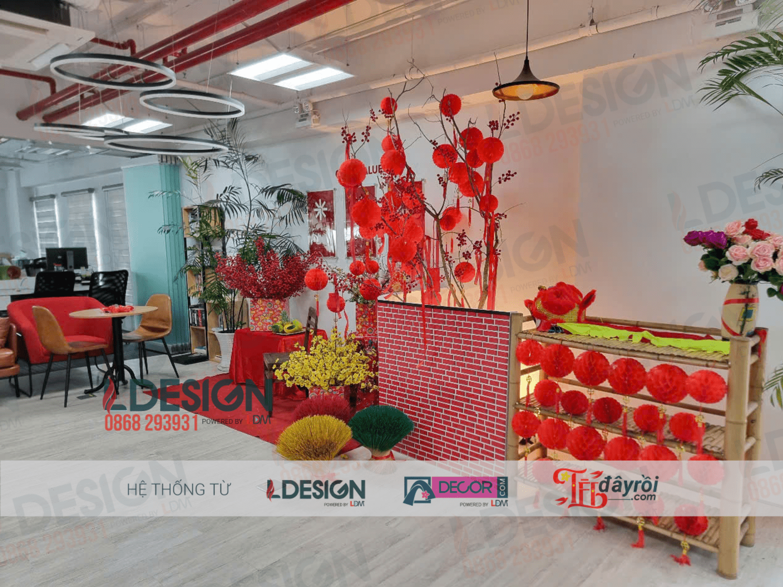 Tiểu Cảnh Tết Hiện Đại 2026 – Xu Hướng Trang Trí Xuân Mới