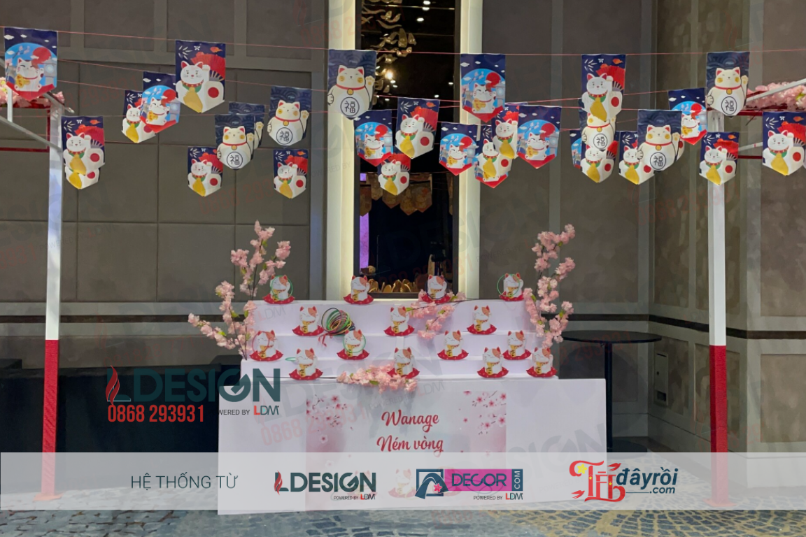 Trang trí tiểu cảnh tết tại NTD Travel