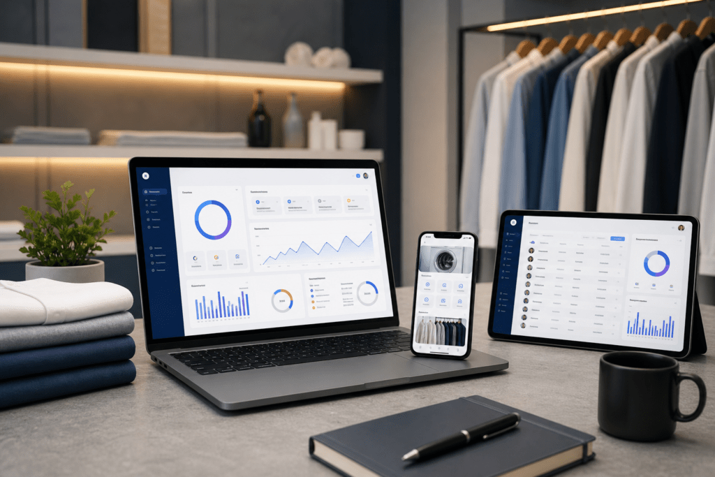 LDesign thiết kế hệ thống giặt ủi gồm website, app, CRM RIO Sanitary